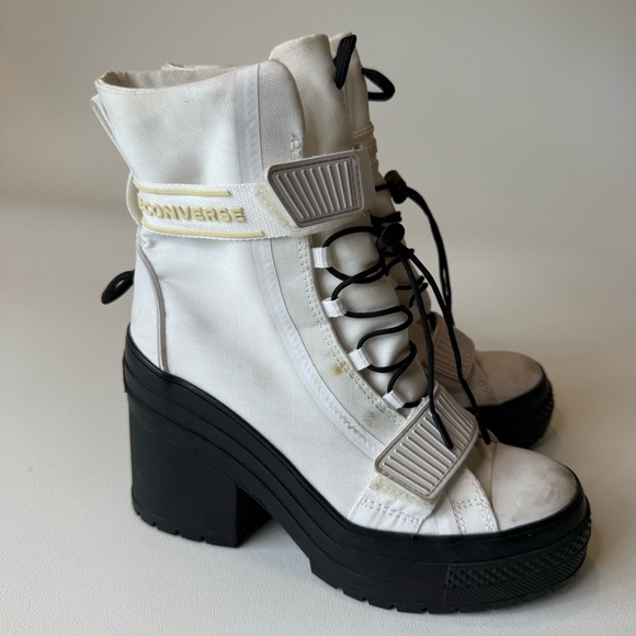 Converse Chuck Taylor Gr8 Platform Sneaker Heeled Boot Size 6.5 - Picture 2 of 10